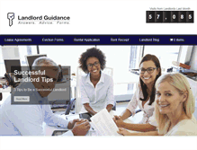 Tablet Screenshot of landlordguidance.com